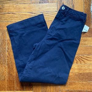 NWT FREE PEOPLE WIDE Leg Pant - Navy